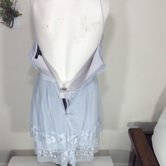 French Connection Adanna Pleat Lace Jersey Dress - Picture 5 of 8